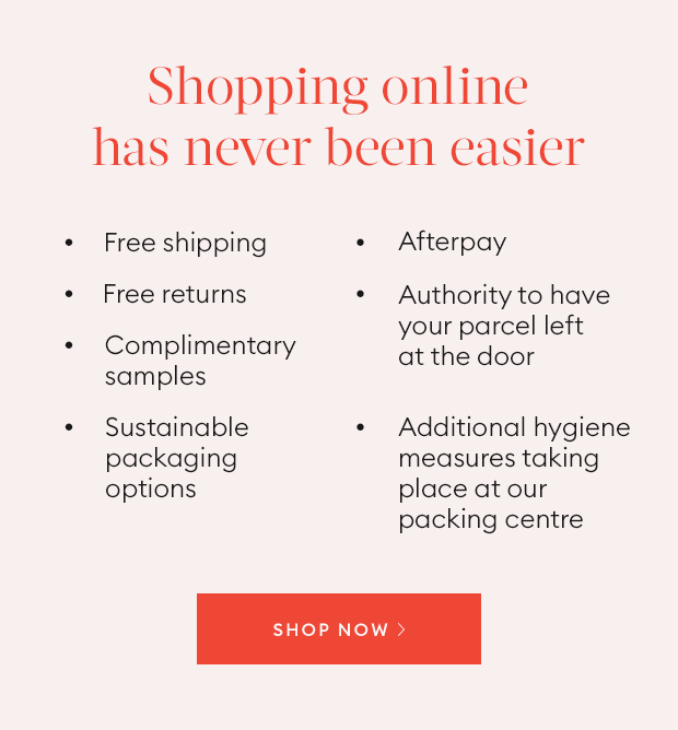 Shopping online has never been easier