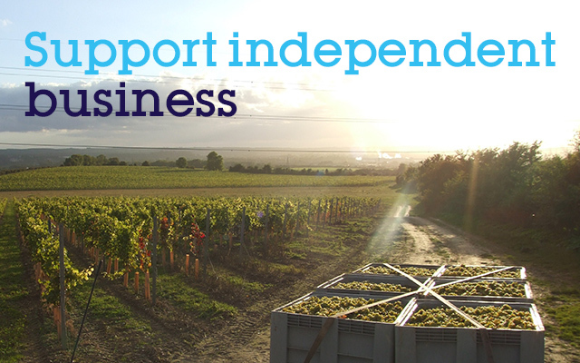 Support independent businesses
