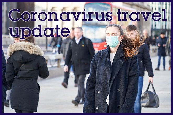 Coronvirus travel update