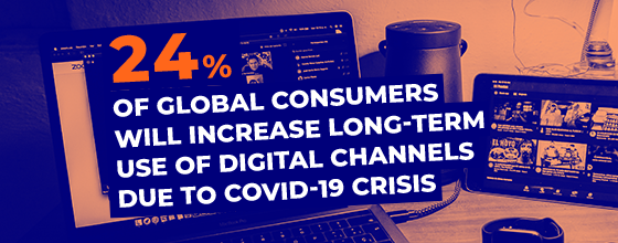 Impact of COVID-19 on consumer digital behavio