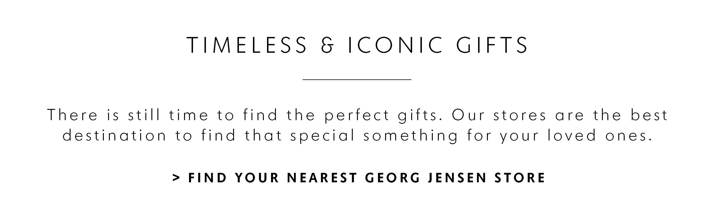 Timeless & iconic gifts 