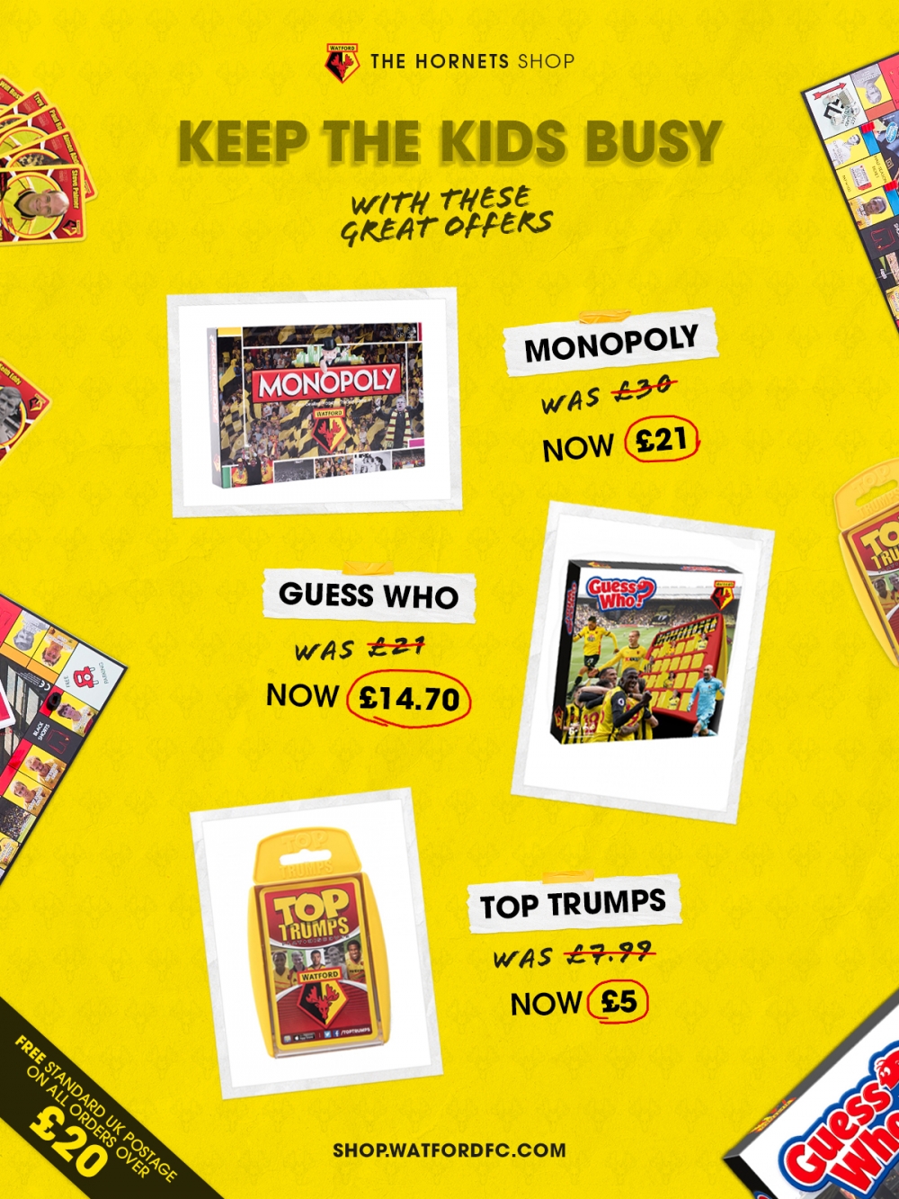 Monopoly, Guess Who & Top Trumps All Available For A Reduced Price!