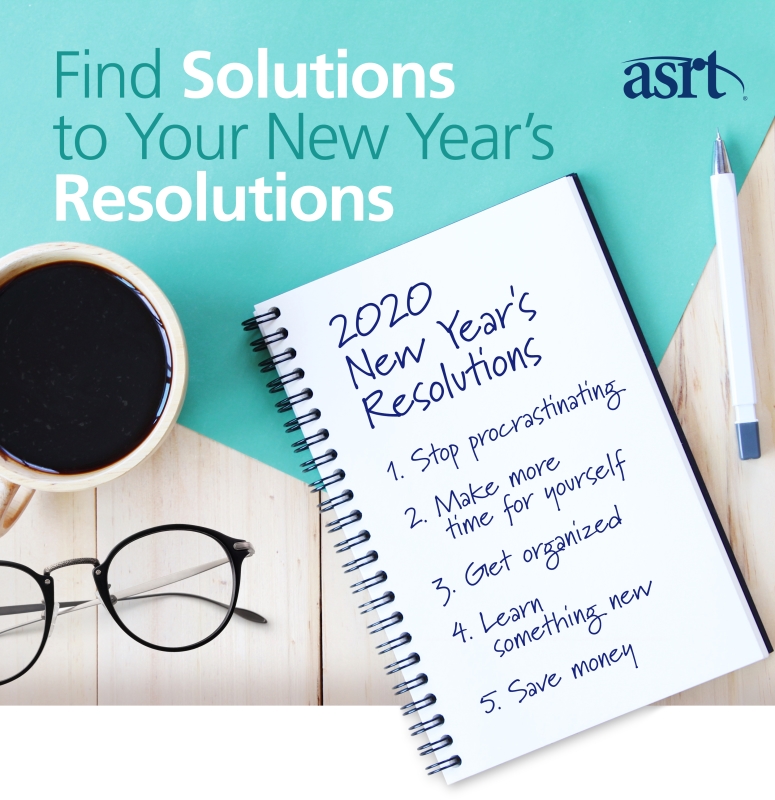Join ASRT and find the solution to your New Year's resolutions.