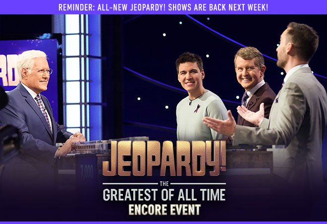 Jeopardy! The Greatest of All Time Encore Event