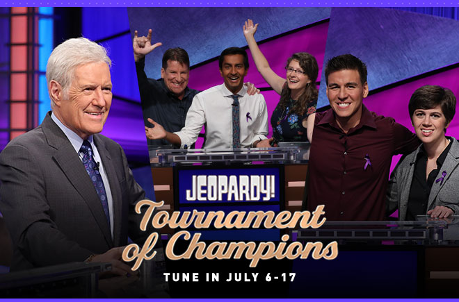 Jeopardy! Tournament of Champions | Tune in July 6-17