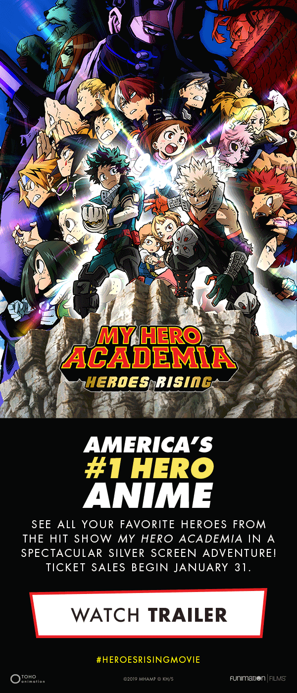 My Hero Academia: Heroes Rising Watch Trailer