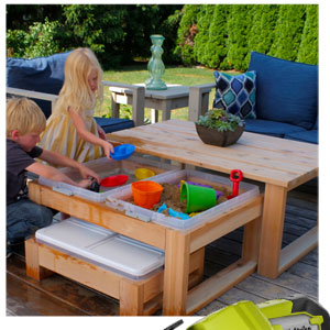 Nesting Outdoor Activity Table