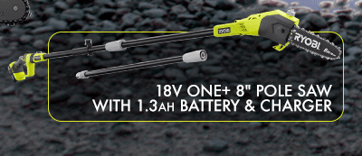 18V ONE+ 8'''' POLE SAWWITH 1.3AH BATTERY & CHARGER