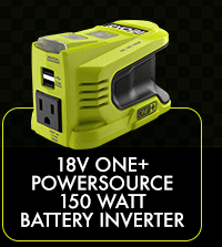 18V ONE+POWERSOURCE150 WATTBATTERY INVERTER
