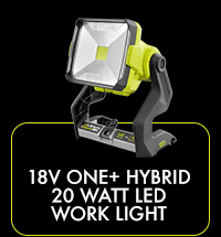 18V ONE+ HYBRID20 WATT LEDWORK LIGHT