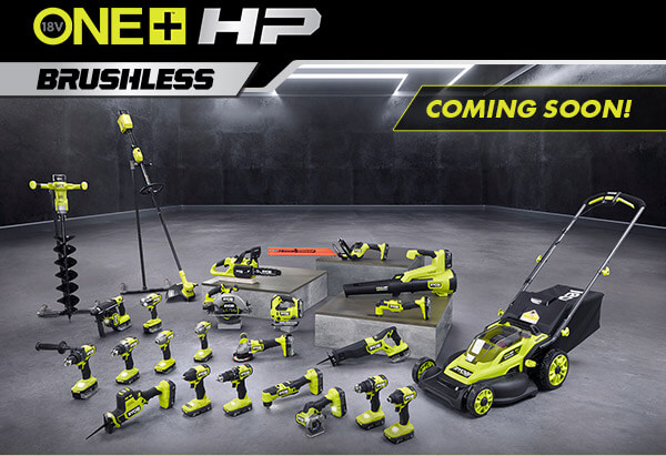 ONE+HP Brushless. Coming Soon.