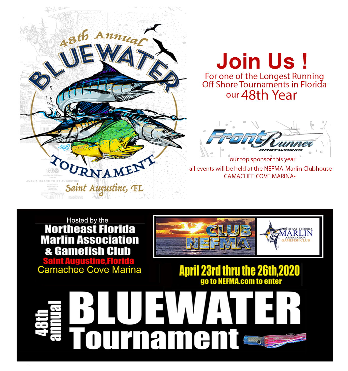 Join us ! For one of the Longest running off shore tournaments in Floirda out 48th year