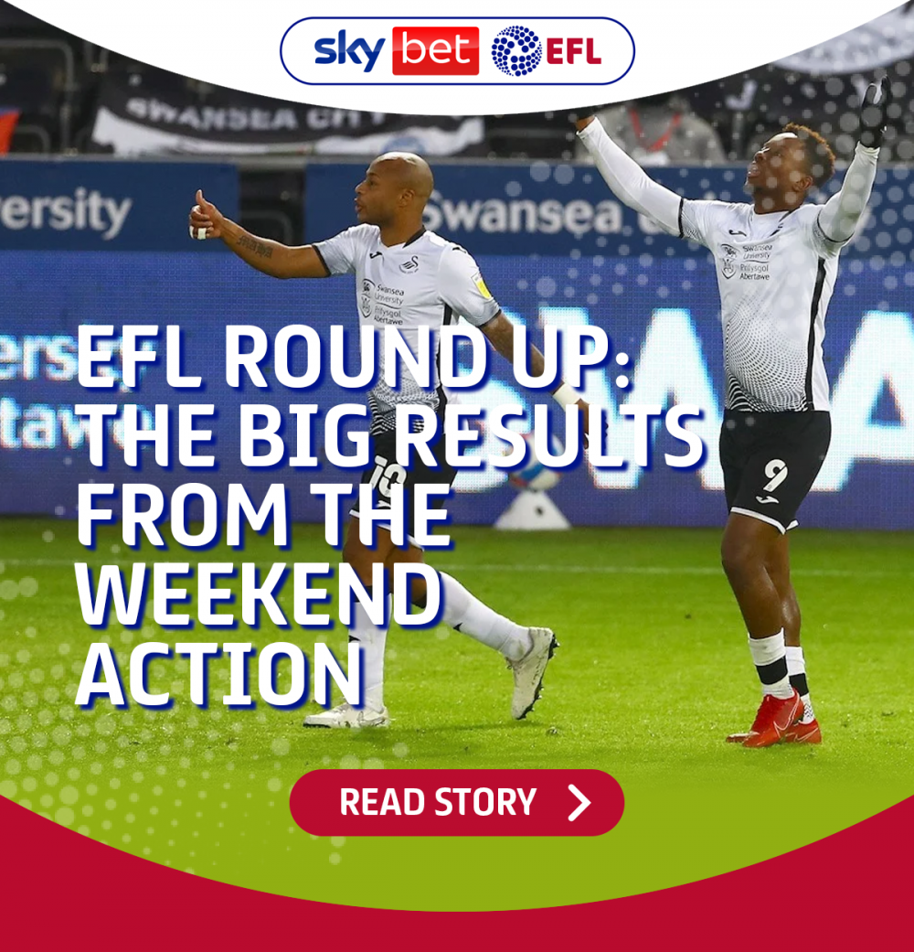 EFL Round Up: The big results from the weekend action