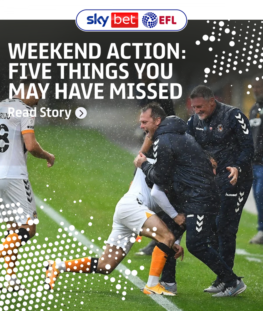  Weekend action: Five things you may have missed