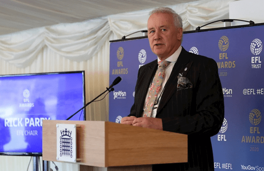 Open letter to supporters from EFL Chairman, Rick Parry