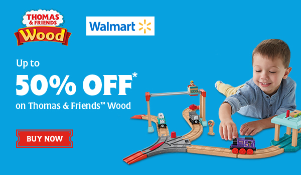 Up to 50% OFF* on Thomas & Friends™ Wood