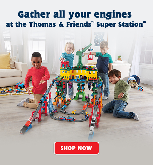 Gather all your engines at the Thomas & Friends™ Super Station™