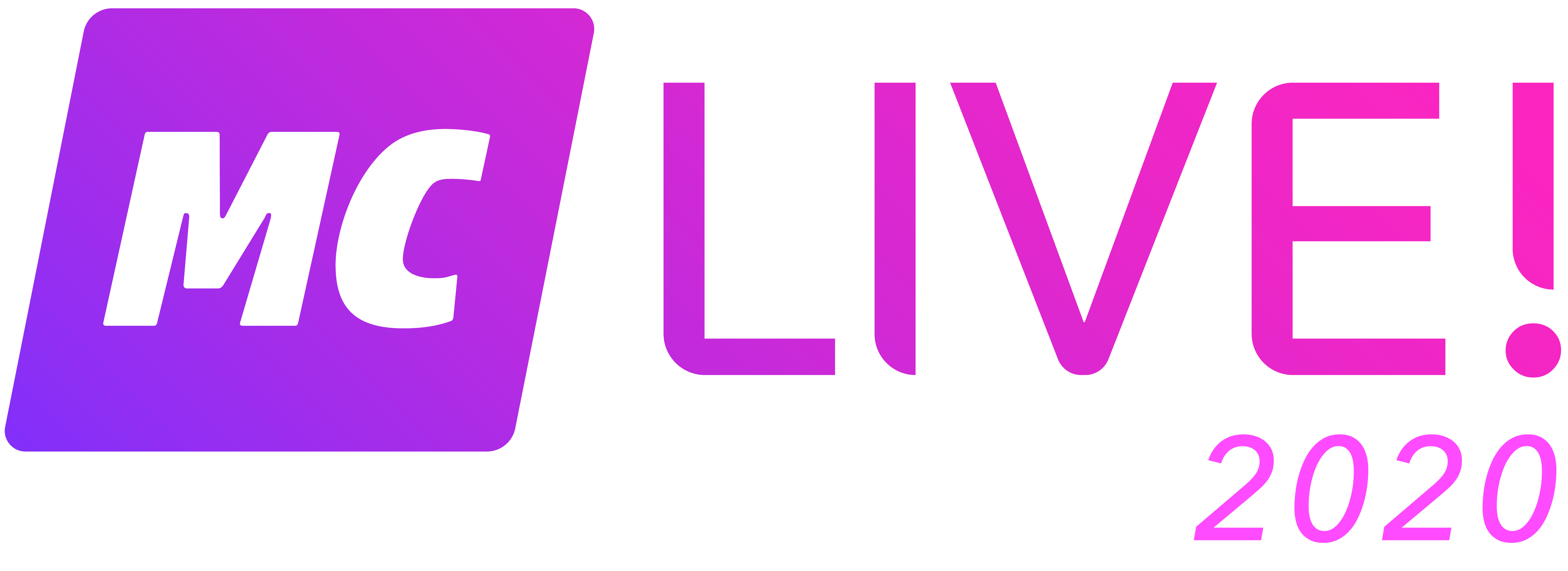 MC LIVE! 2020 gradient logo