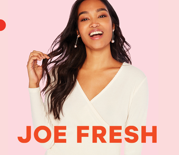 Get up to 30,000 points when you shop Joe Fresh apparel