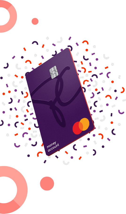 Purple bank account card that earns you PC Optimum*trade; points