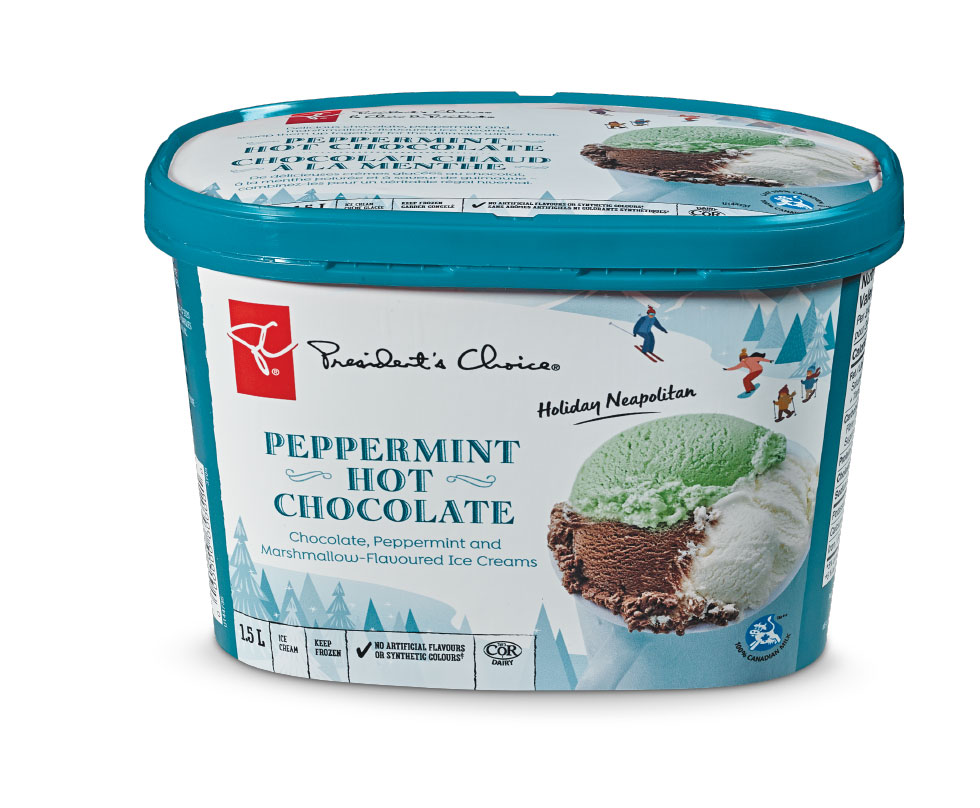 PC Peppermint Hot Chocolate Ice Cream