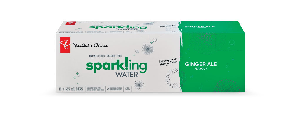 PC Gingerale Flavoured Sparkling Water