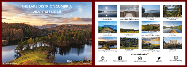The new 2020 Lake District Cumbria Calendar is now available