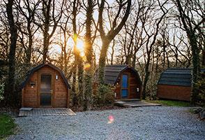 Family-friendly camping pods at Fell End