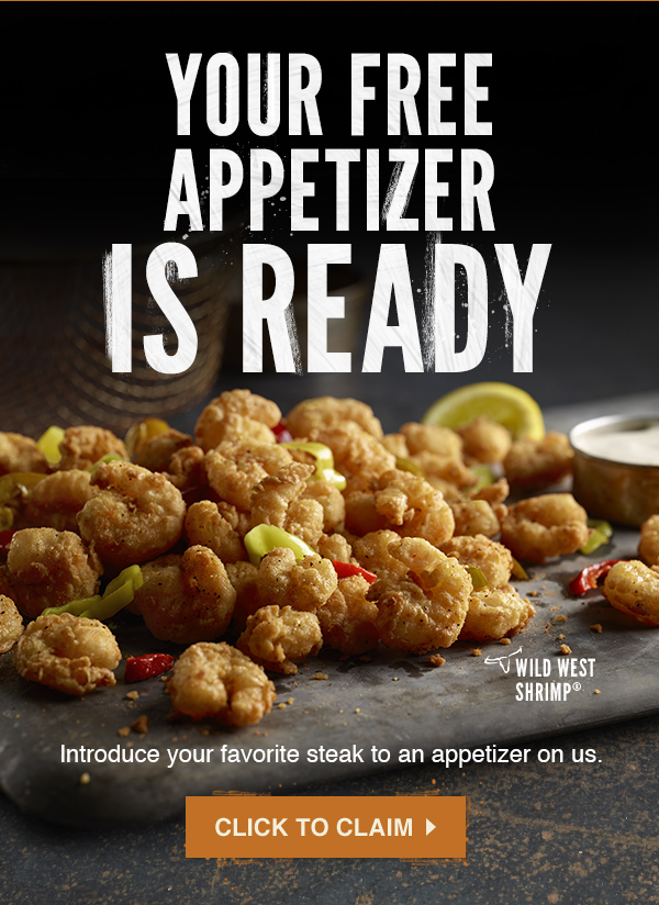 Your free appetizer is ready.