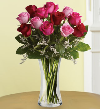 Show Them How You Really Feel & Order Our 'I Love You' Pink & Red Vase Arrangement. 20% OFF!
