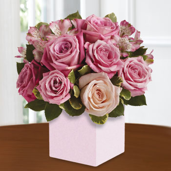 Our Exquisite 'Indulgence' Pink Box Arrangement - Order Now To Save 20%