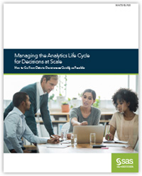 Managing the Analytics Life Cycle Decisions at Scale cover