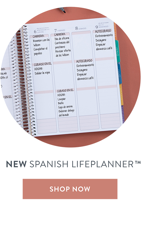 NEW Spanish LifePlannerT >