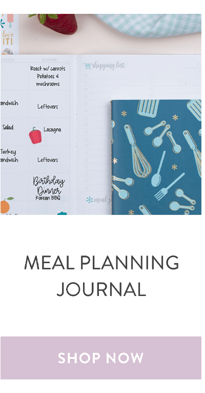 MEAL PLANNING JOURNAL >