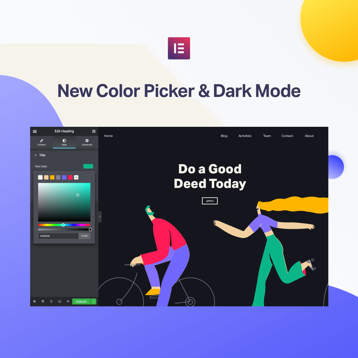 Introducing New Color Picker & Dark Mode