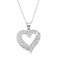 Click here for more details on 1/2 ct Diamond Heart Pendant...
