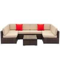 Click here for more details on 7 PCS Outdoor Patio Furniture...