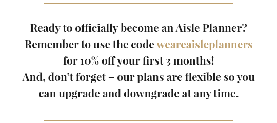 Aisle Planner Promo Code