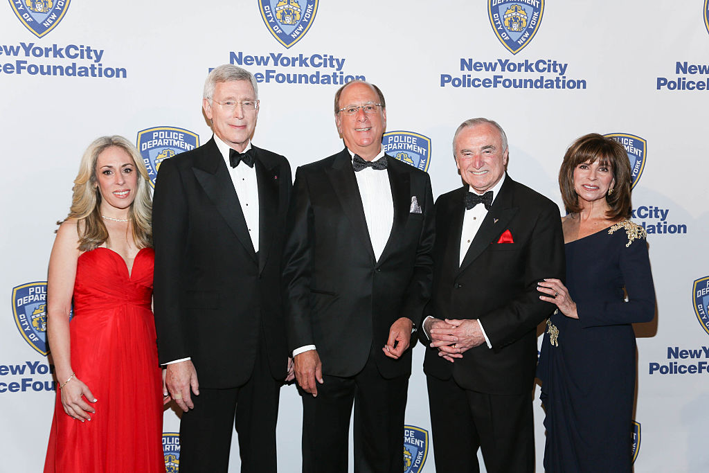 BlackRock CEO Larry Fink at New York City''s Police Foundation''s 2015 Gala