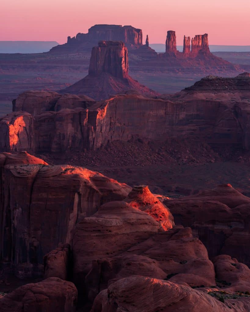 Dawn At Monument Valley