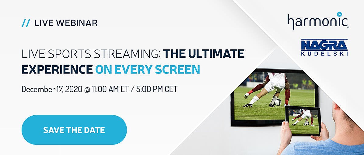 Live Webinar | Live Sports Streaming: The Ultimate Experience on Every Screen