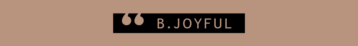 B.Joyful
