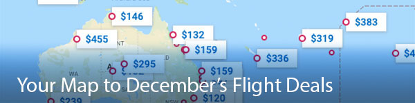 Your Map to December's Flight Deals