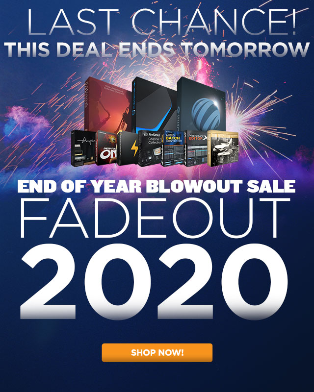 Fadeout 2020 End of Year Blowout Sale