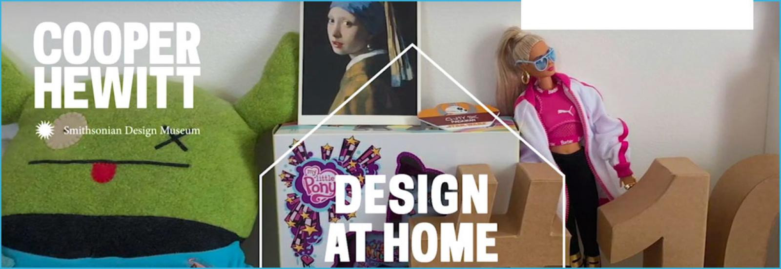 Clickable image of the Cooper Hewitt Design at Home feature.