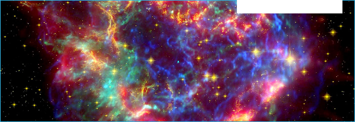 Clickable image of Cassiopeia A: Multi Spectrum, entry to Learning Lab Collection