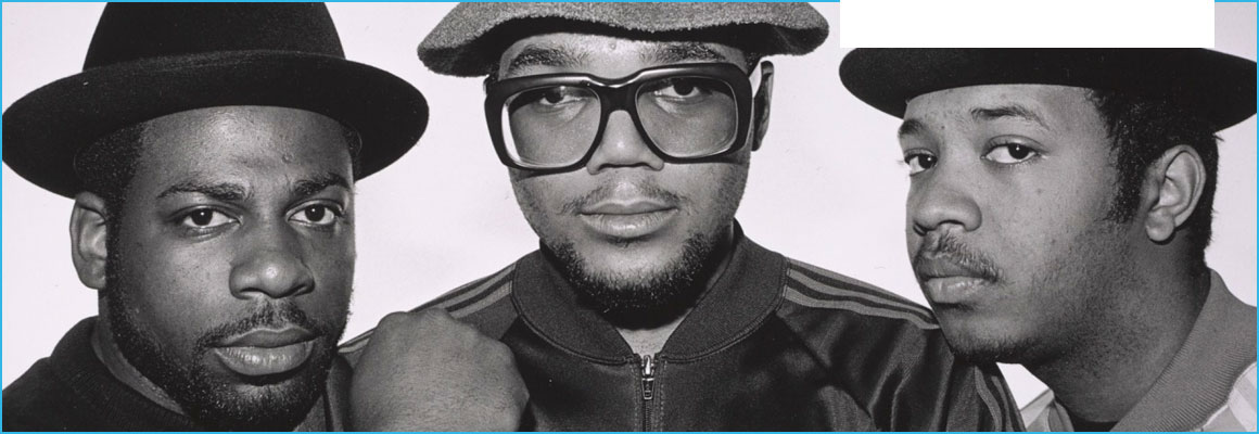 Clickable image of Photograph of Run DMC and Jam Master Jay, entry to Learning Lab Collection.