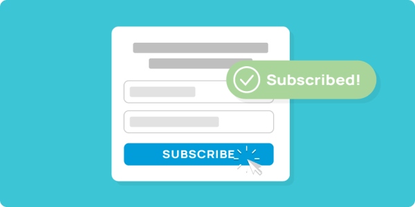 Single opt-in subscription 