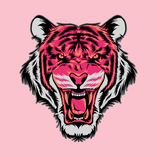 tiger pink orange