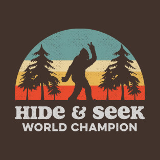 Retro Bigfoot Hide & Seek World Champion